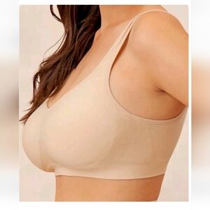 Truekind Daily Comfort Wirefree Shaping Bra. Chai 2XL. NWT.